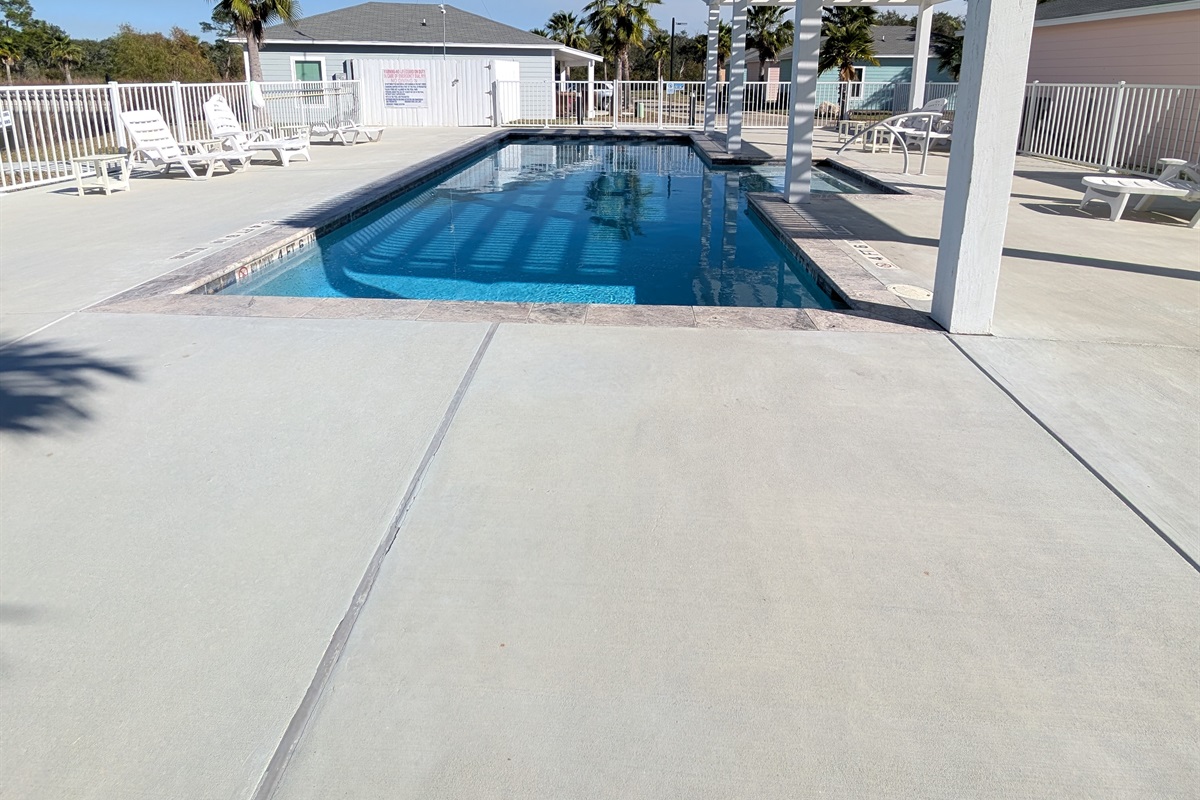 Sparkling Community Pool