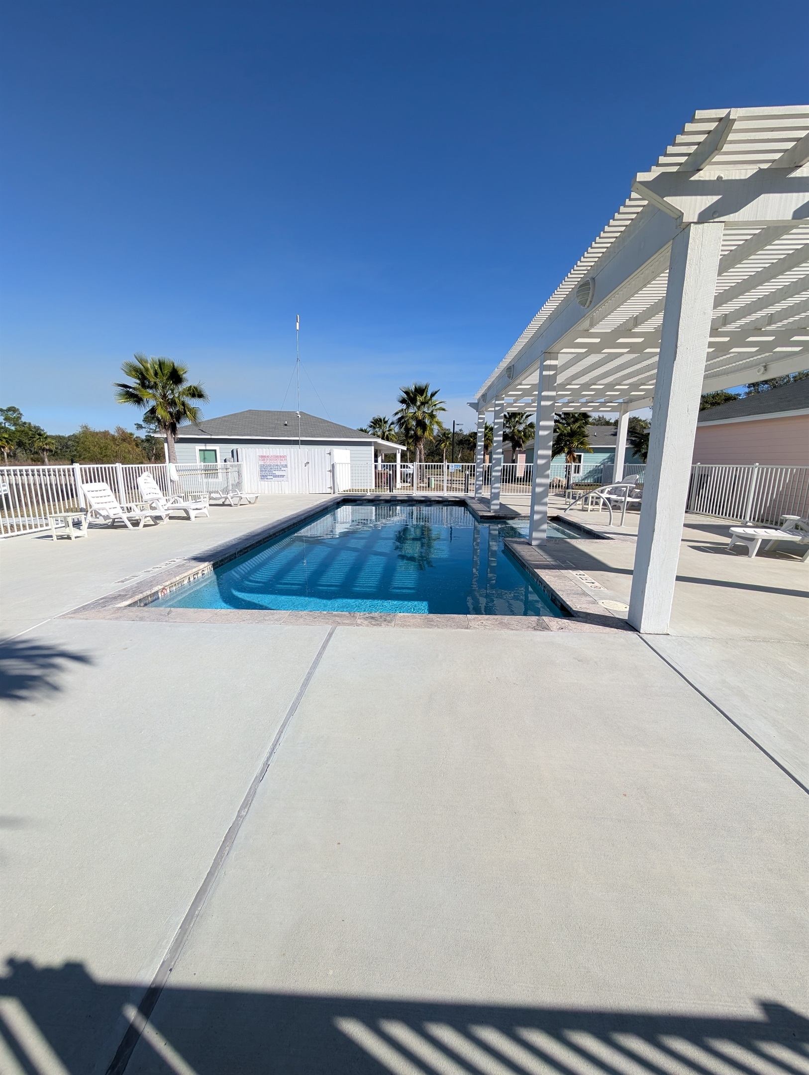 Sparkling Community Pool