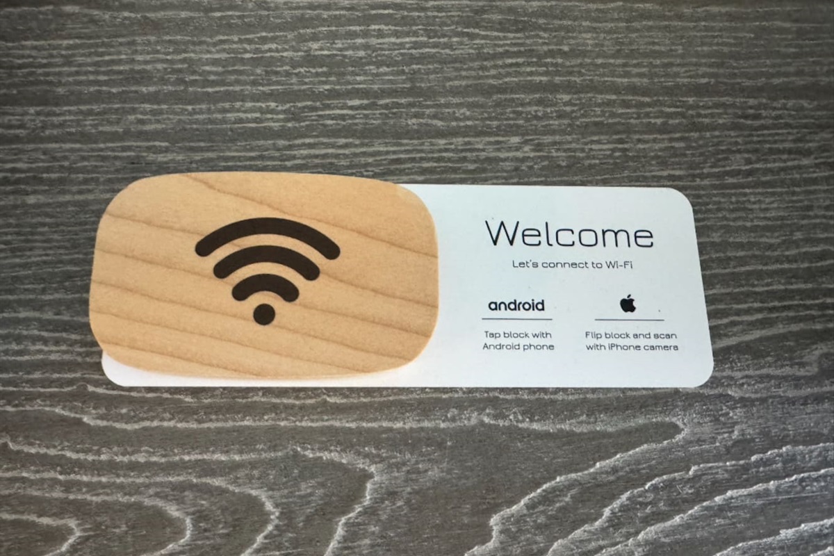 Easy tap and go WiFi set up. 