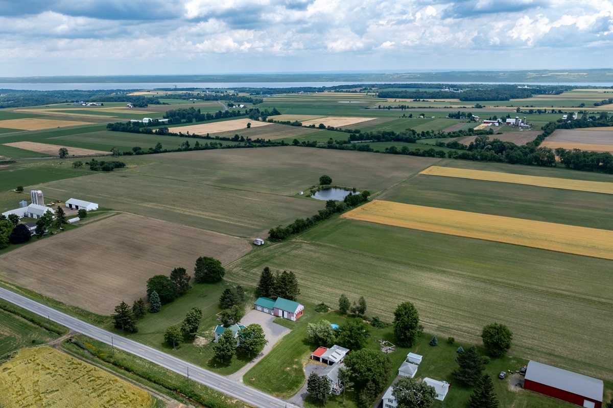 Surrounded by endless farmland and picturesque views, this property offers a true escape in the heart of the Finger Lakes countryside.