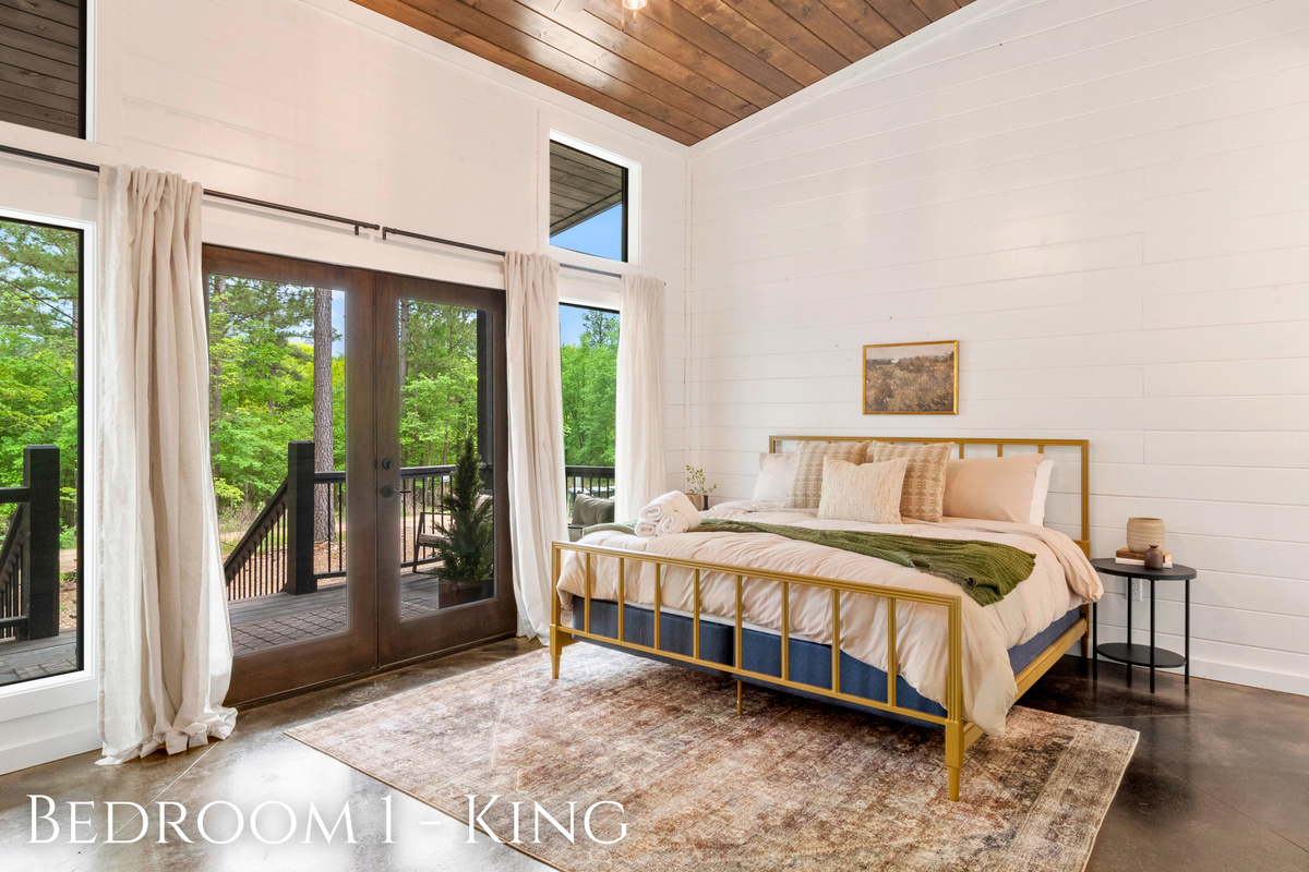 End your day in a room where simplicity and comfort converge, providing a peaceful night's sleep amidst the soft hues and gentle textures of the decor.