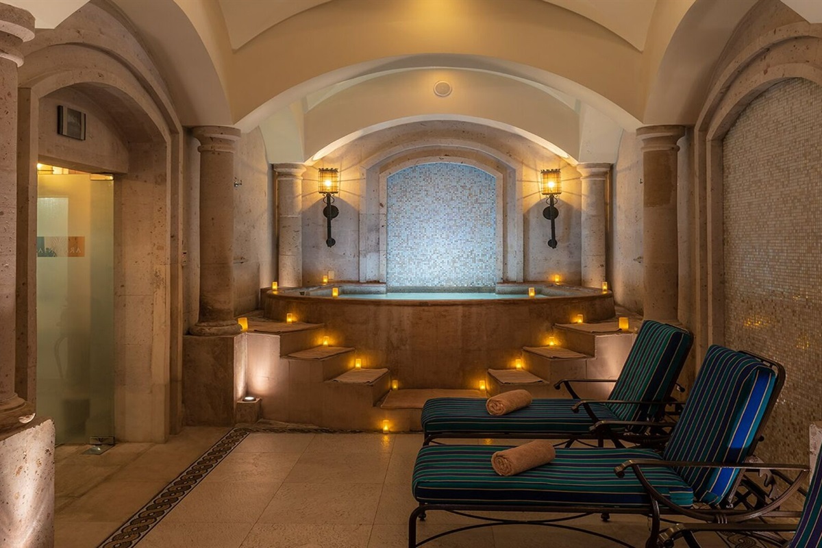 European-style Armonia spa at Pueblo Bonito Sunset, Vacation Travel Exclusives