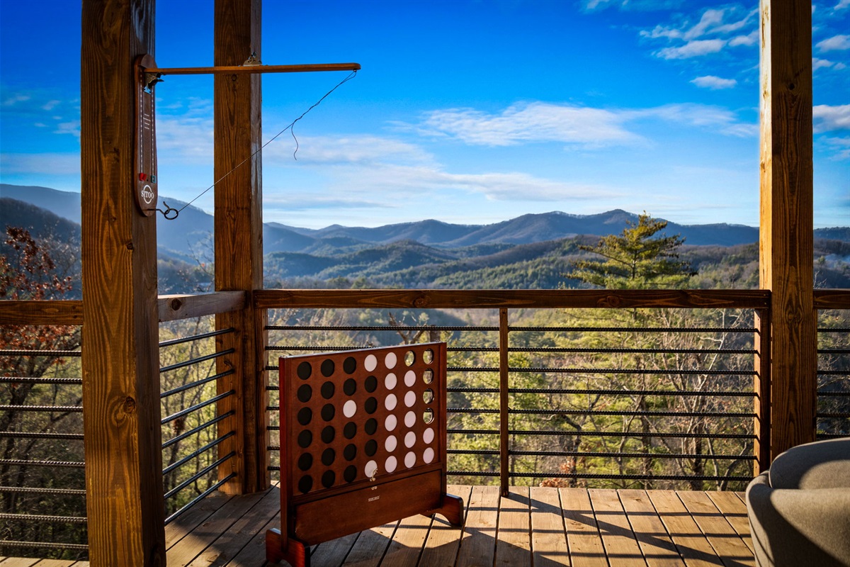 Outdoor fun with a view.