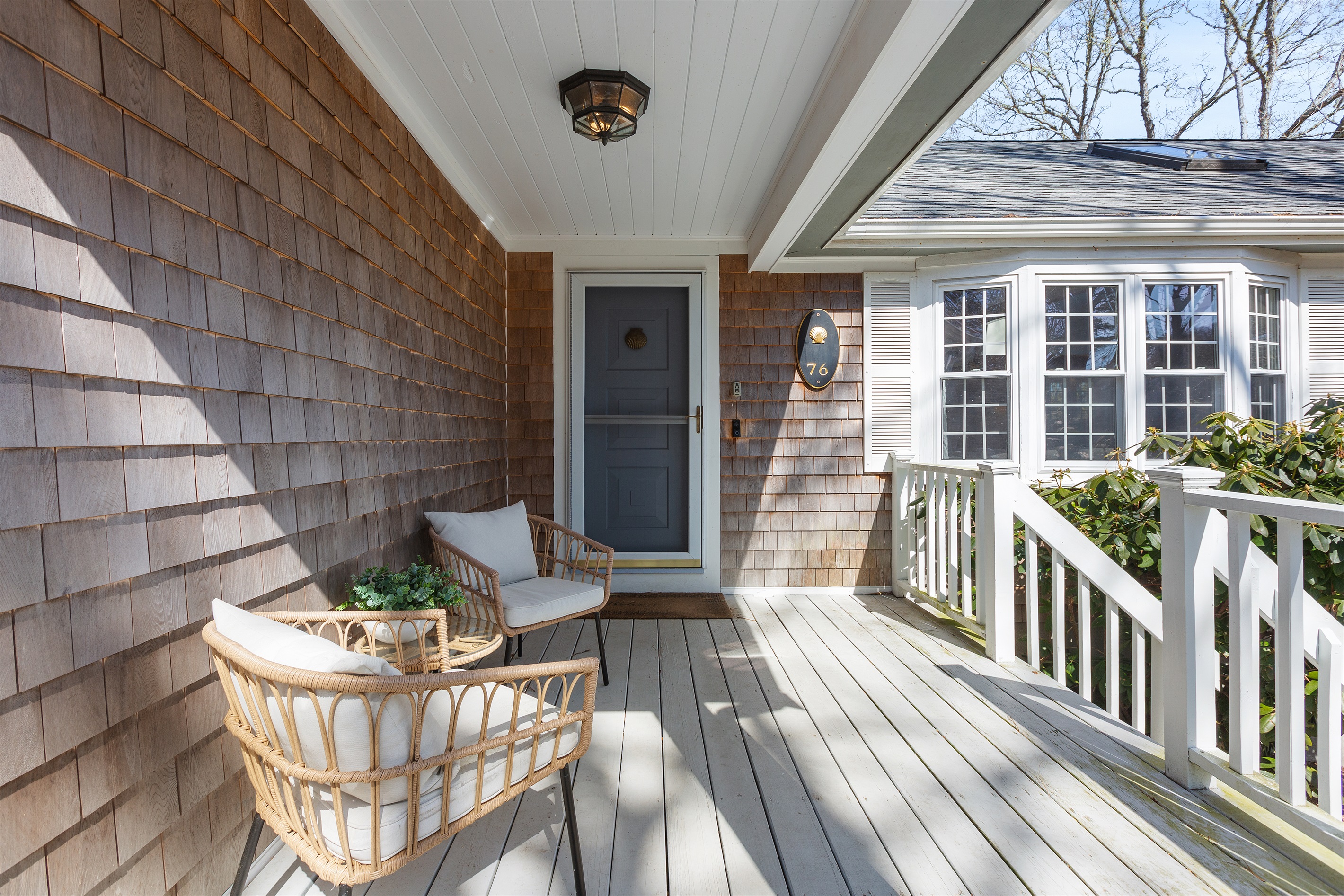 Enjoy our relaxing in our front porch seating!