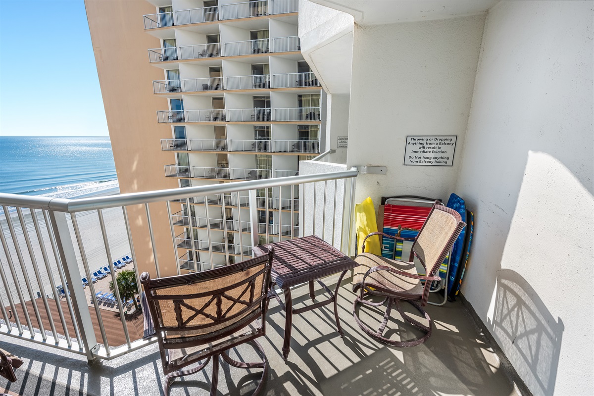 Amazing View from the Balcony!