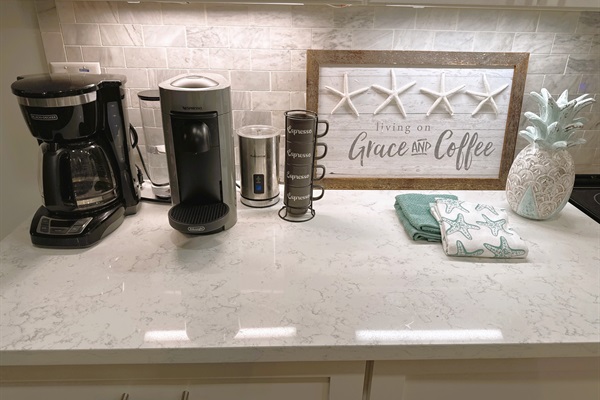 Nespresso coffee and Tea Bar