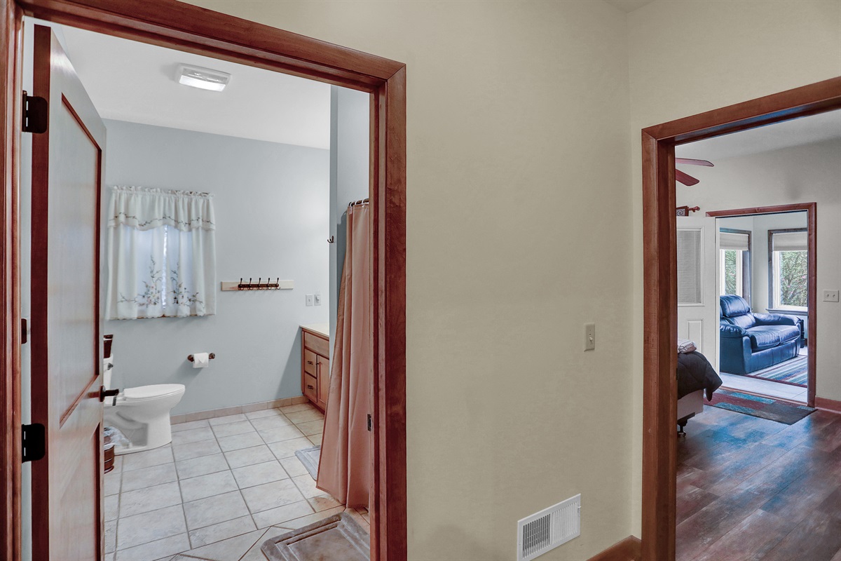 full bath near sunroom