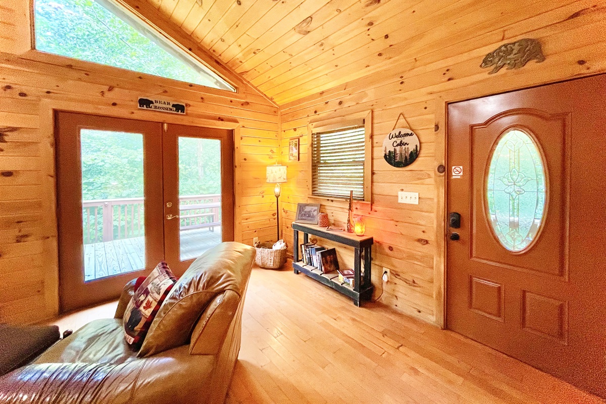 Front Entryway with Welcome Table