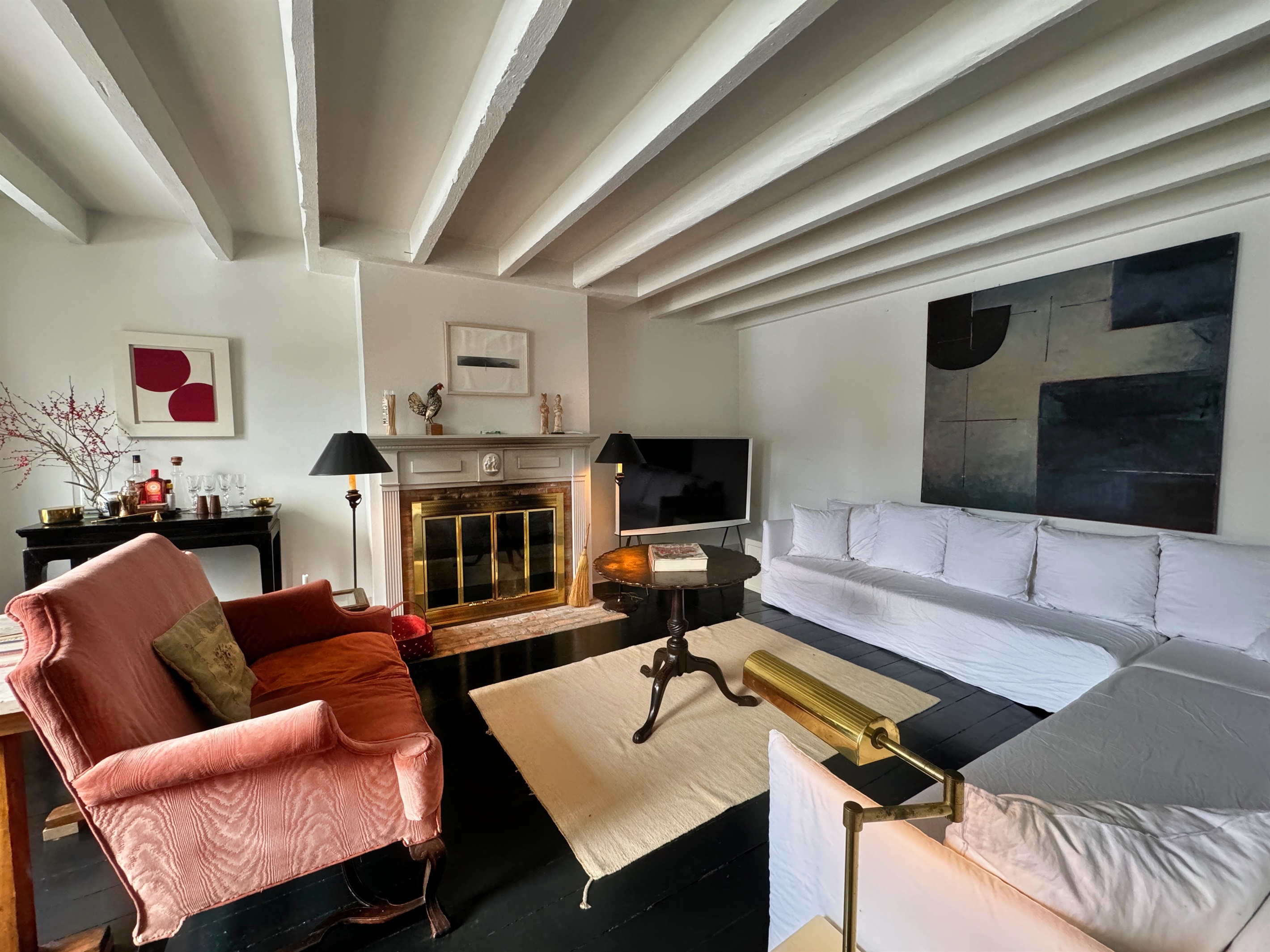 Hawk Field House - Family room with lots of comfy seating and a smart TV.