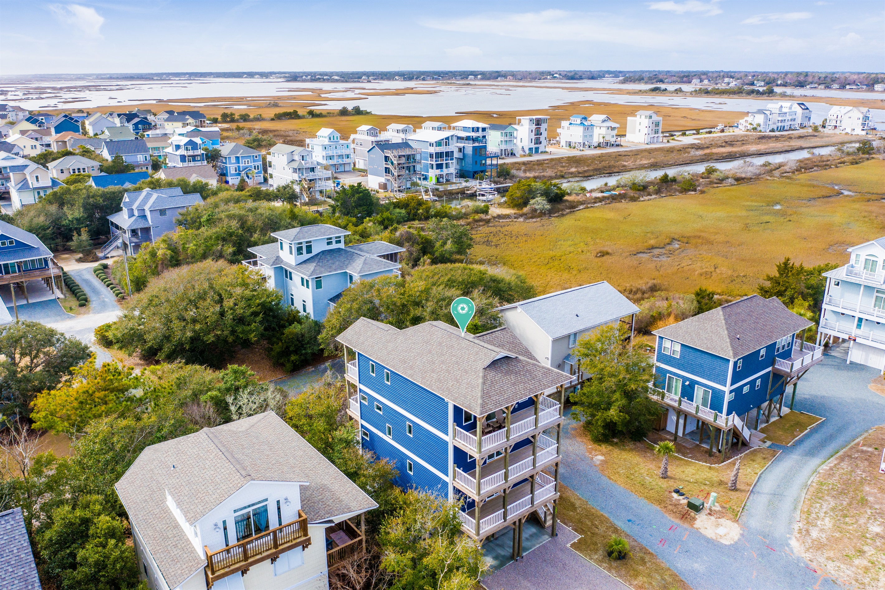 Nestled at the end of a quiet street with the Intracoastal Waterway as its stunning backdrop, this home offers peace, privacy, and unbeatable coastal views