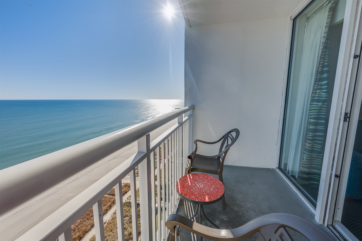 Amazing View from the Balcony!