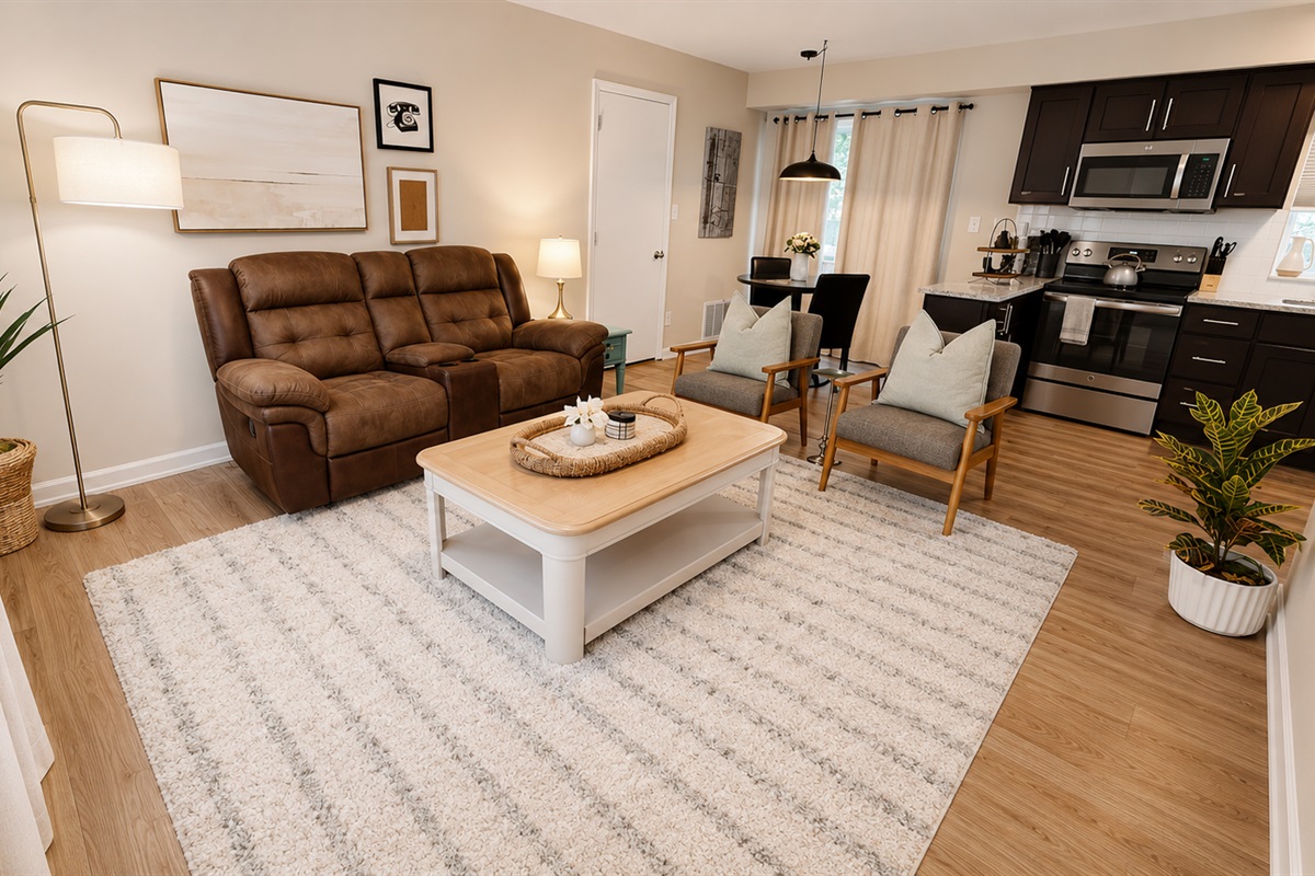 Make yourself at home in this warm and inviting living room.