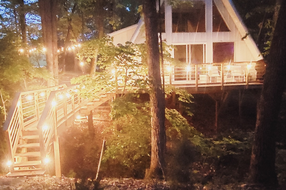 Dogwood Tree Loft AT Dusk