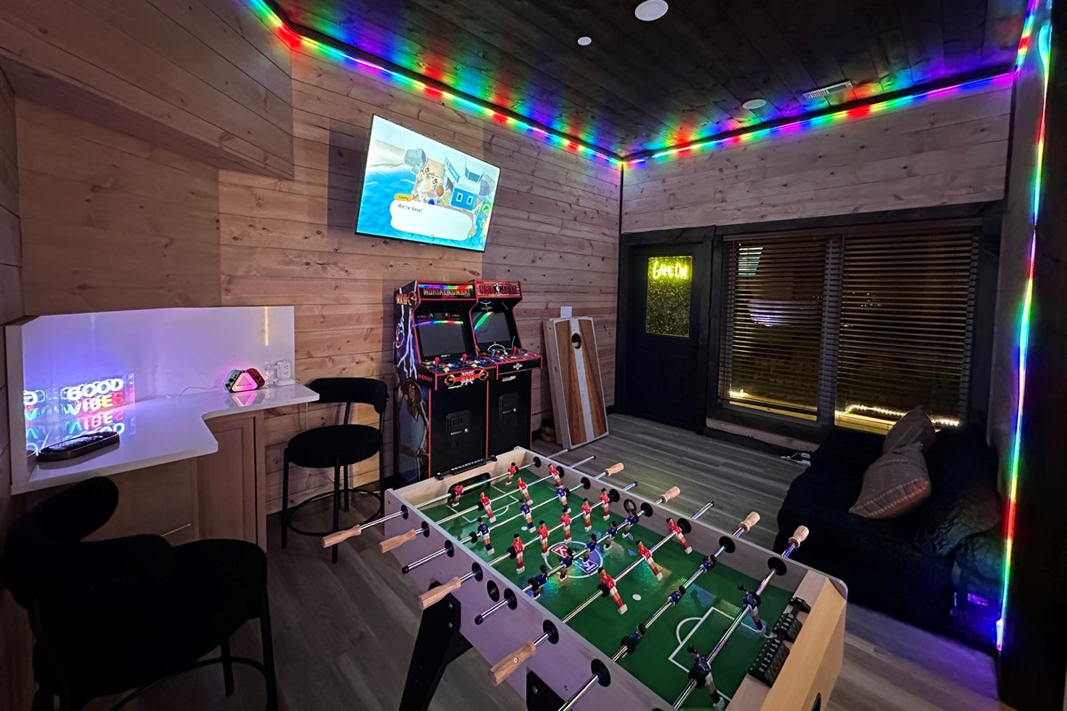 Floor 1 (Basement) - Game Room: Arcade