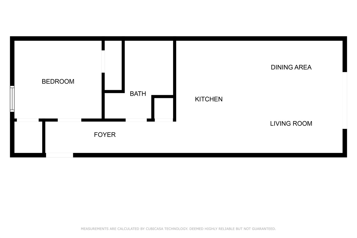 Floor Plan for Unit 106