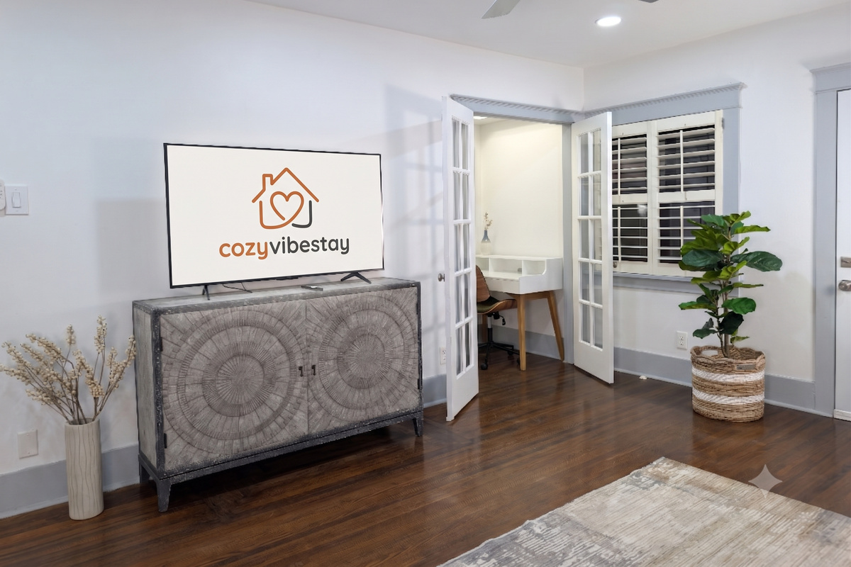 Work comfortably in your private office, then unwind with your favorite show in the cozy living room. Perfect for business and leisure travelers alike.