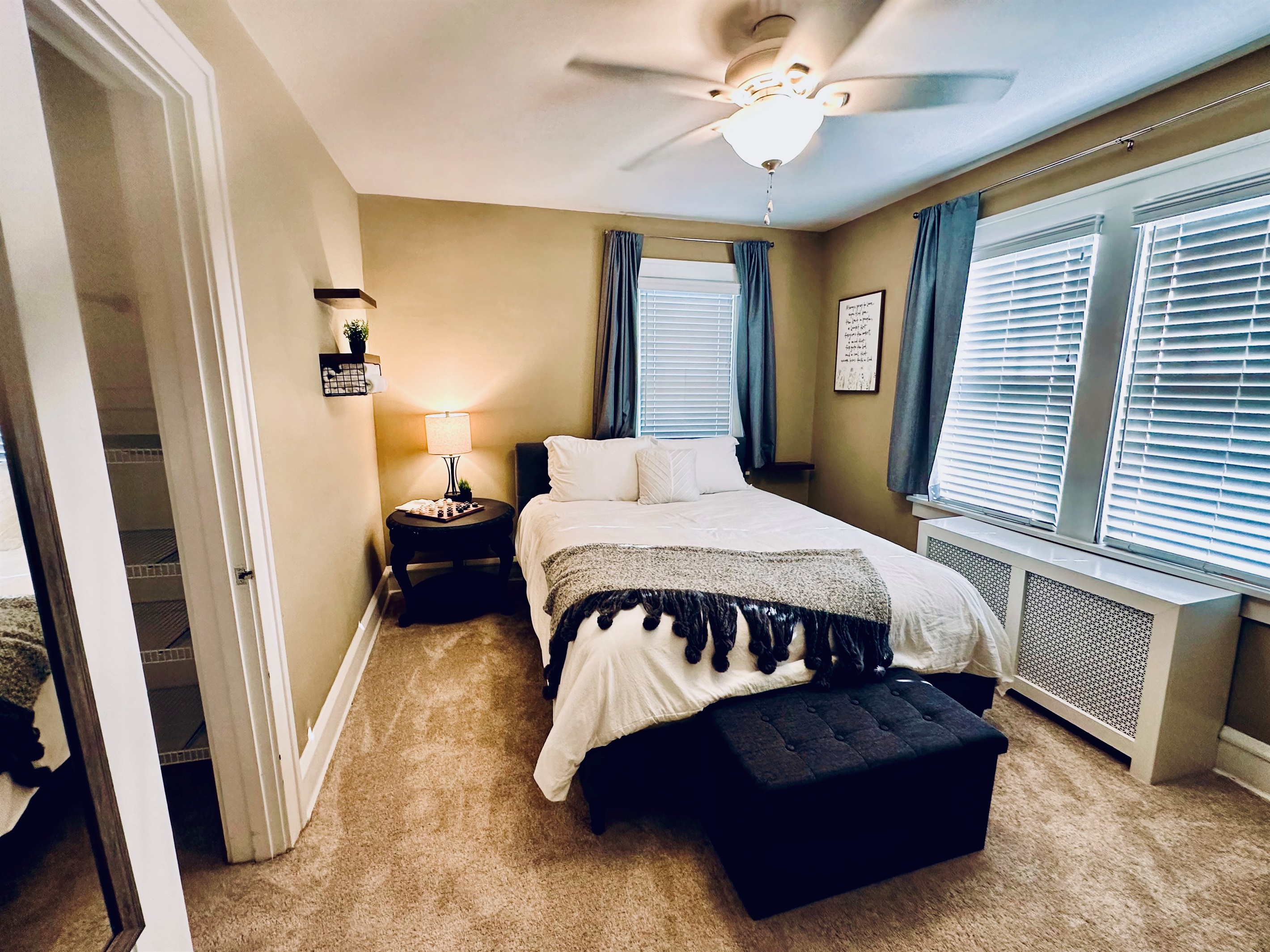 Bedroom #3: Black-out curtains added for your enhanced sleeping pleasure.