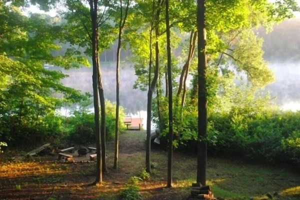 View from house and hot tub