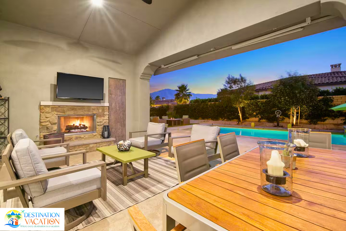 Relax poolside with stunning views and luxurious comforts.