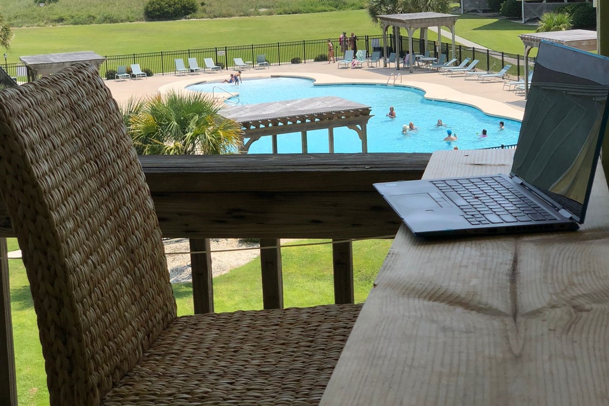 Working with a view!