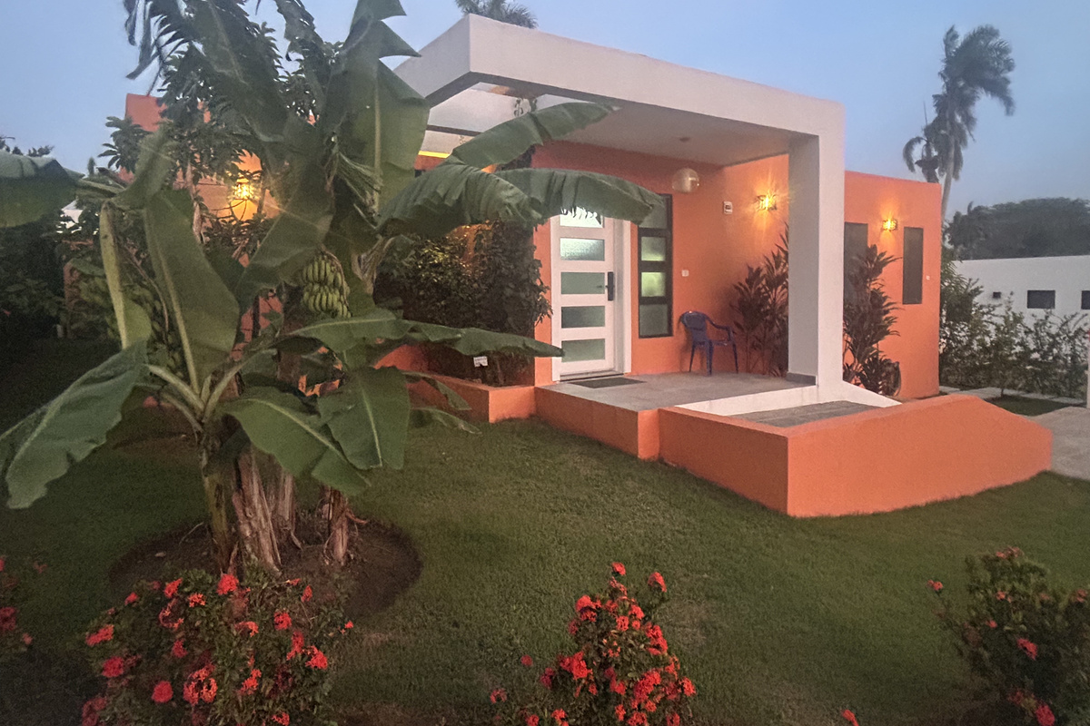 Front of Villa