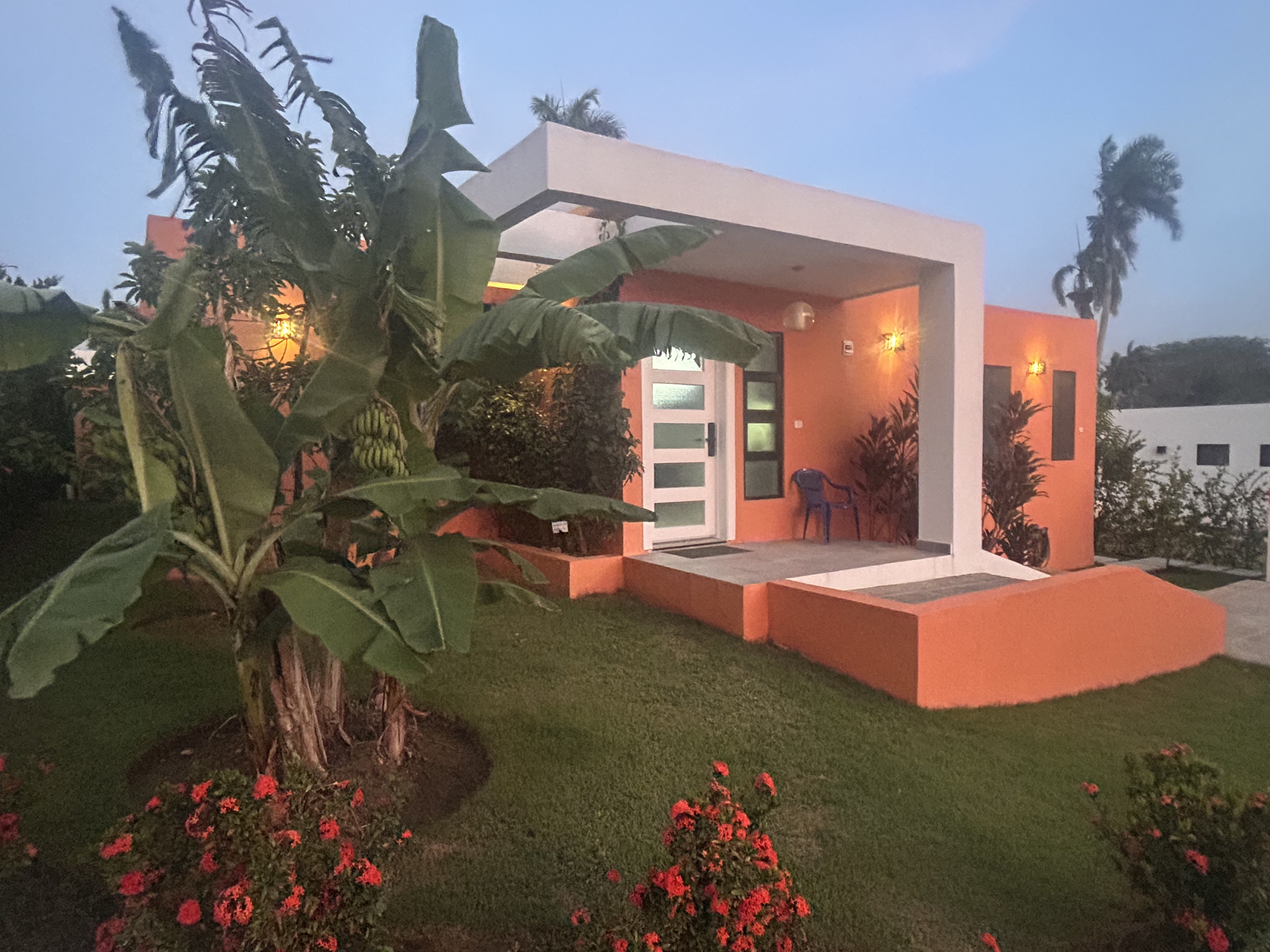 Front of Villa