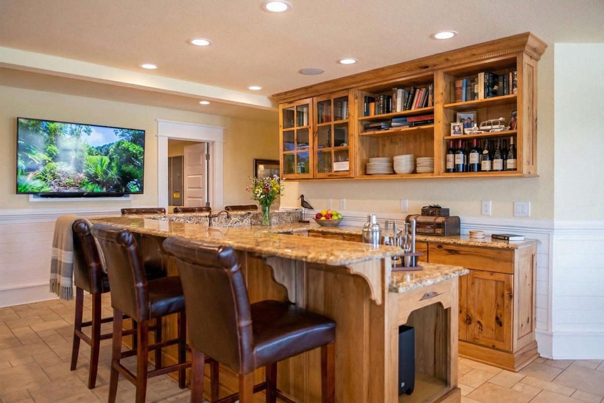 Enjoy an evening of fun at The Mark Twain with our game room and bar area!