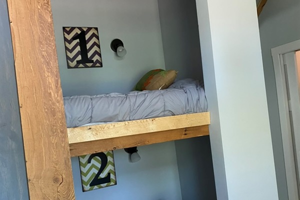 Twin Bunkbeds at the Top of the Landing