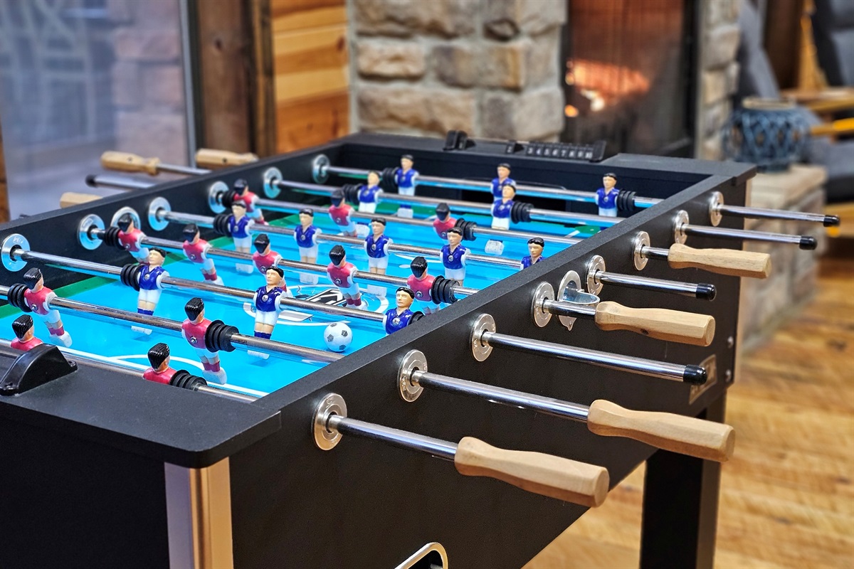 Foosball, friends, and fireside fun!
