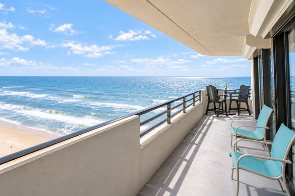 Side balcony facing North East