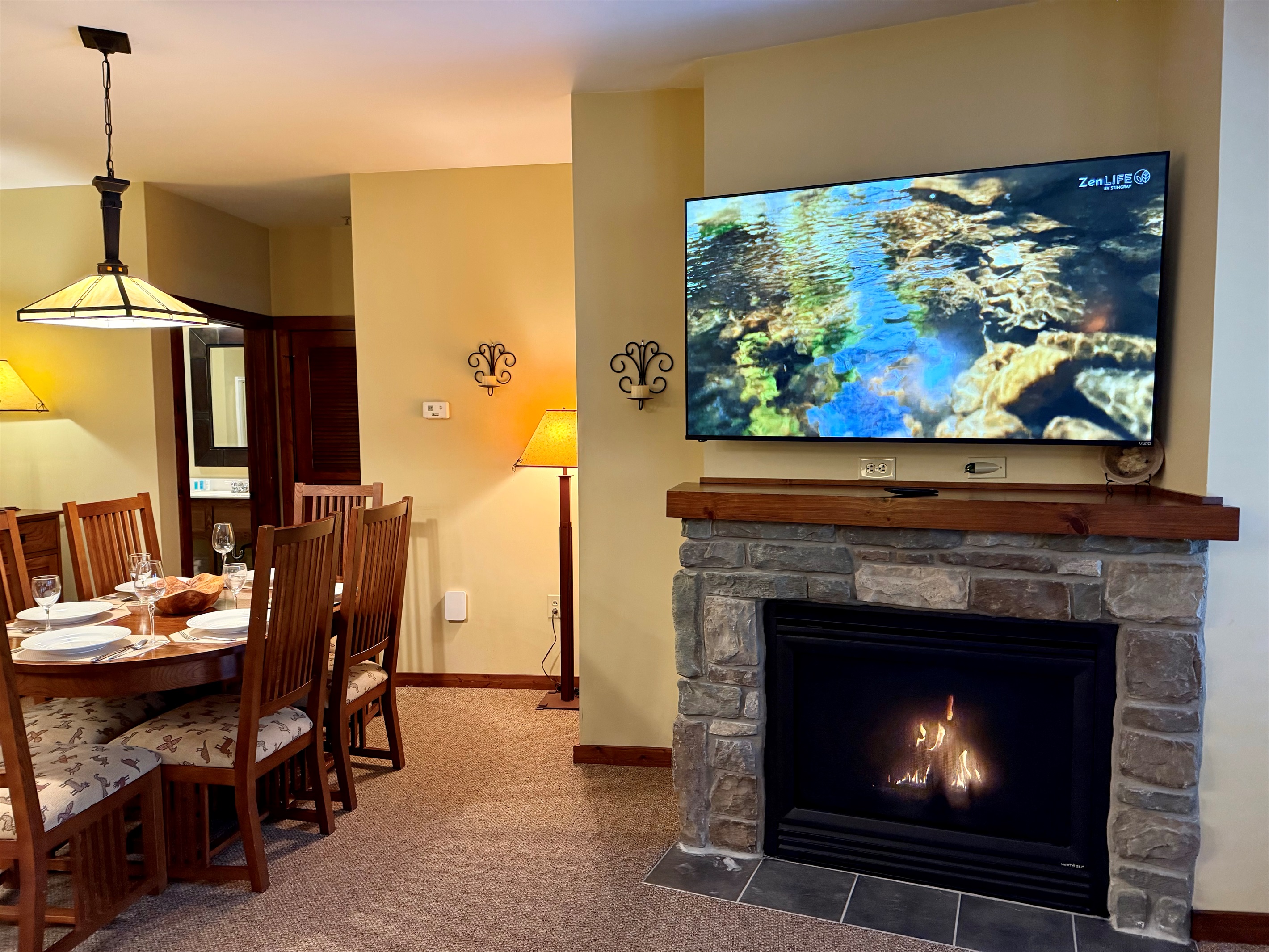 Search-Mary Ferguson Snowshoe Soaring Eagle to see our other two bedroom condo.