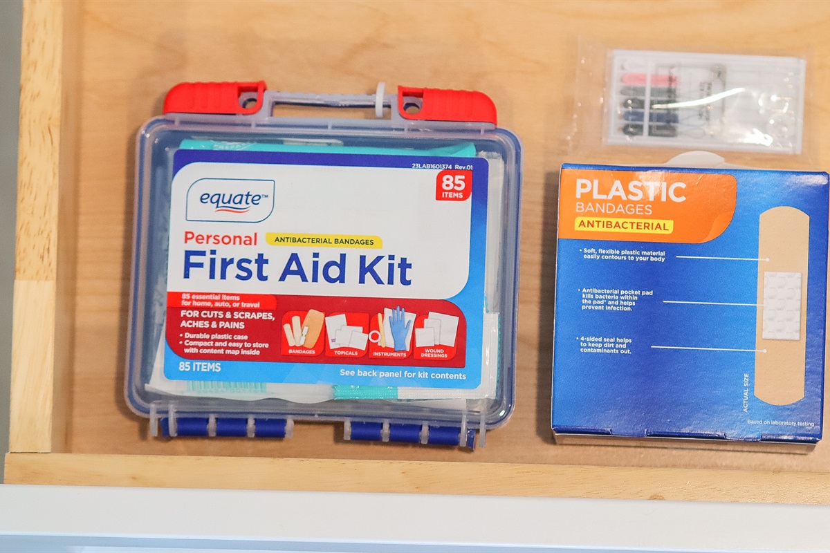 First Aid Kit and Bandaids