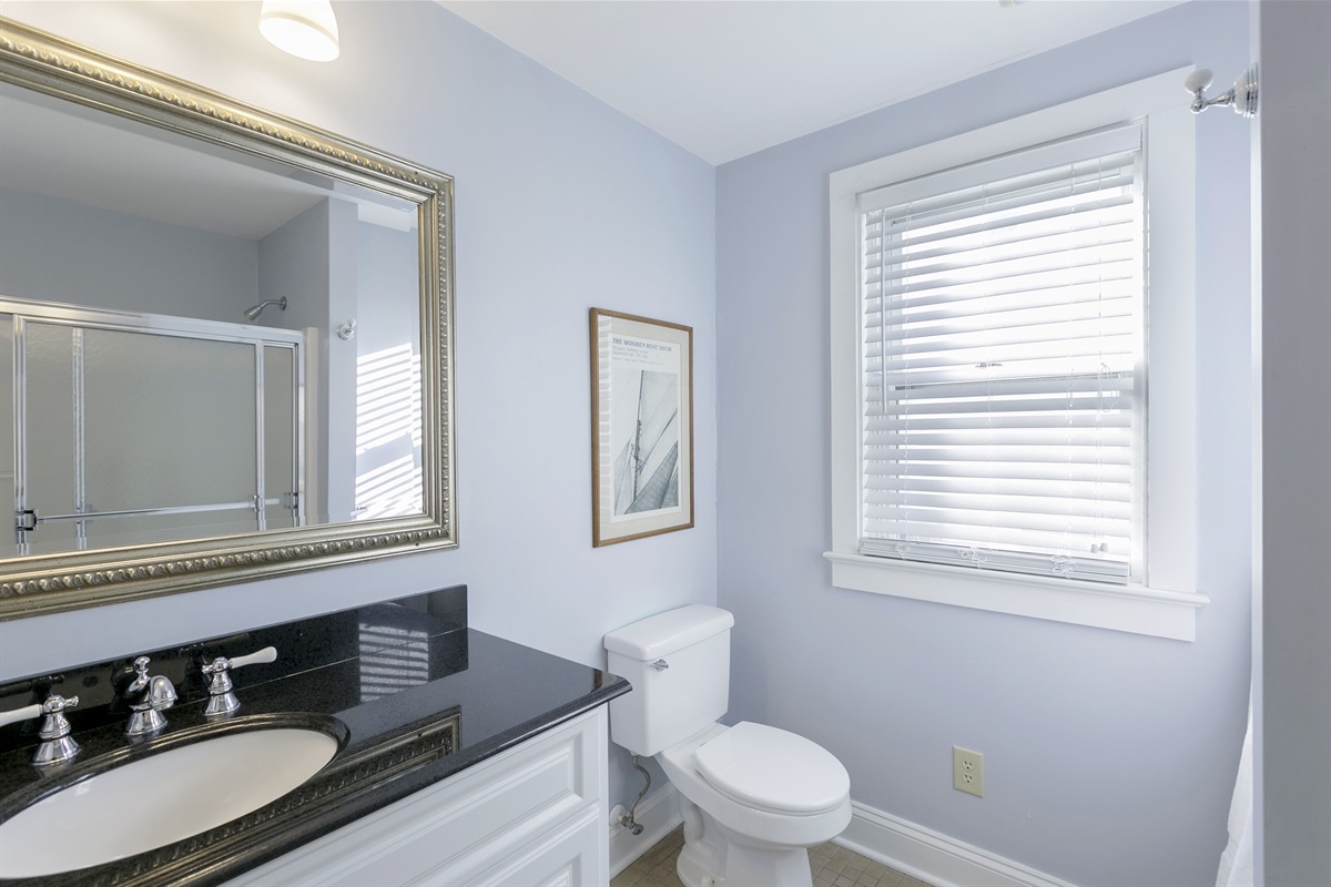 First floor Bathroom with shower and Tub