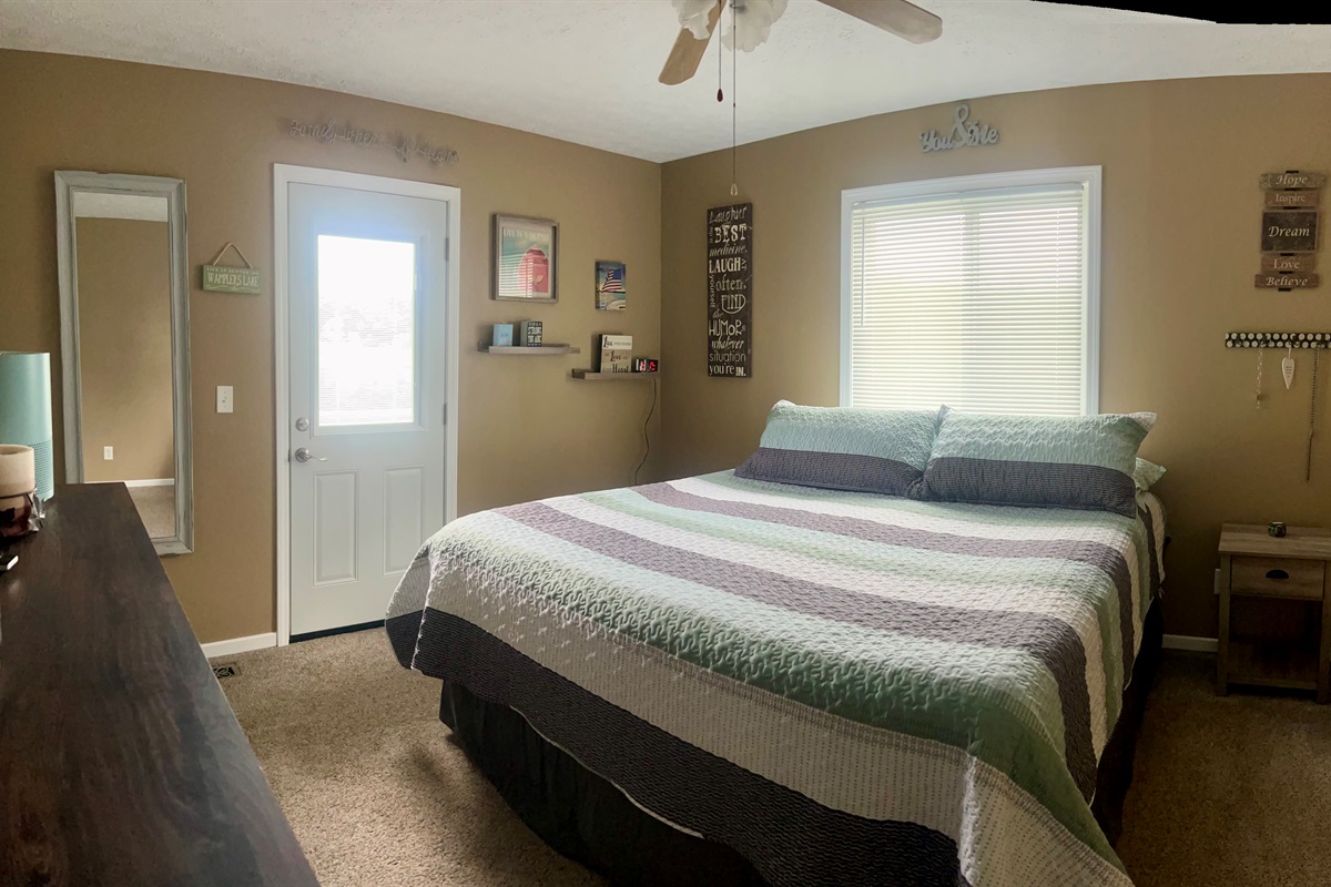 View of King bed room