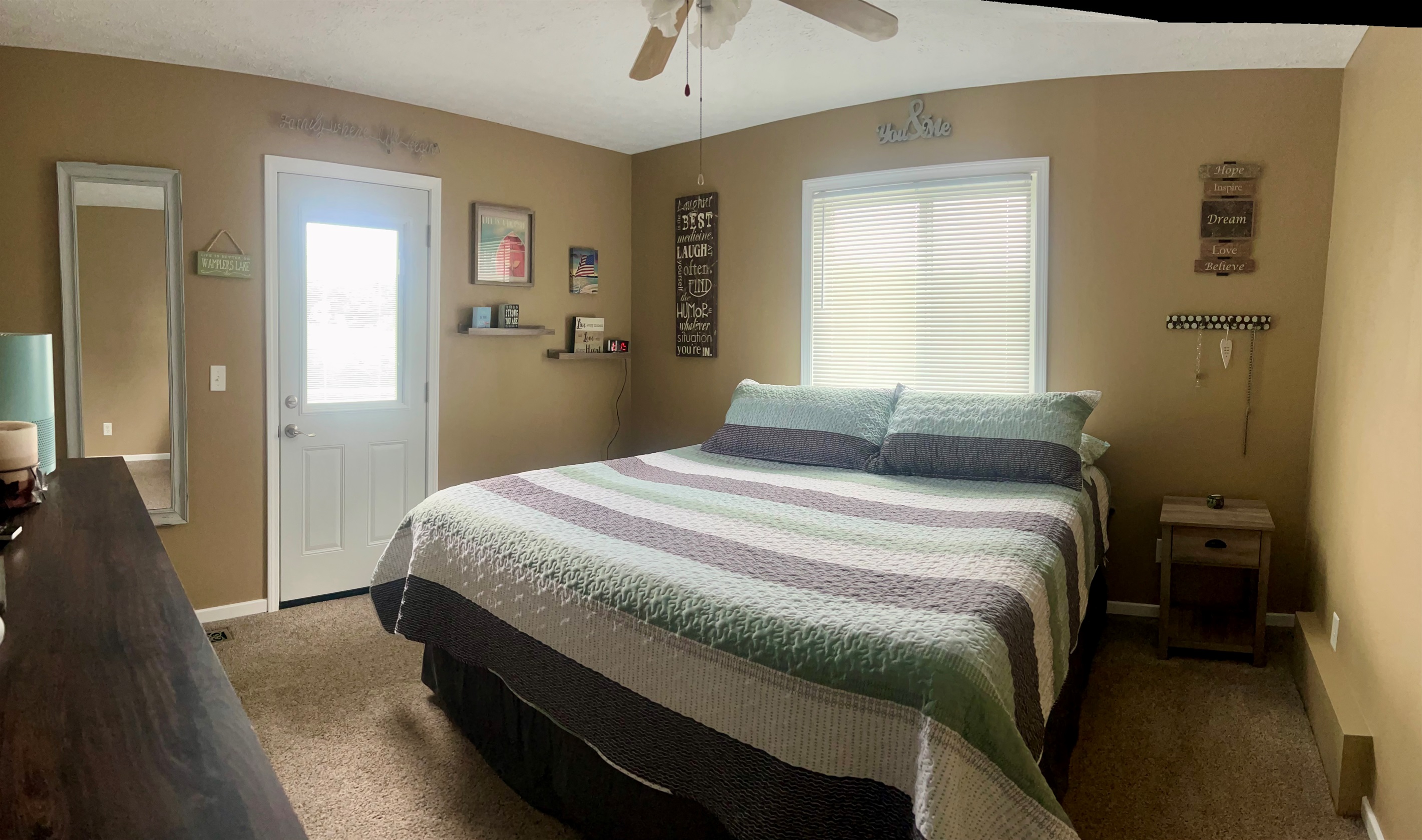 View of King bed room
