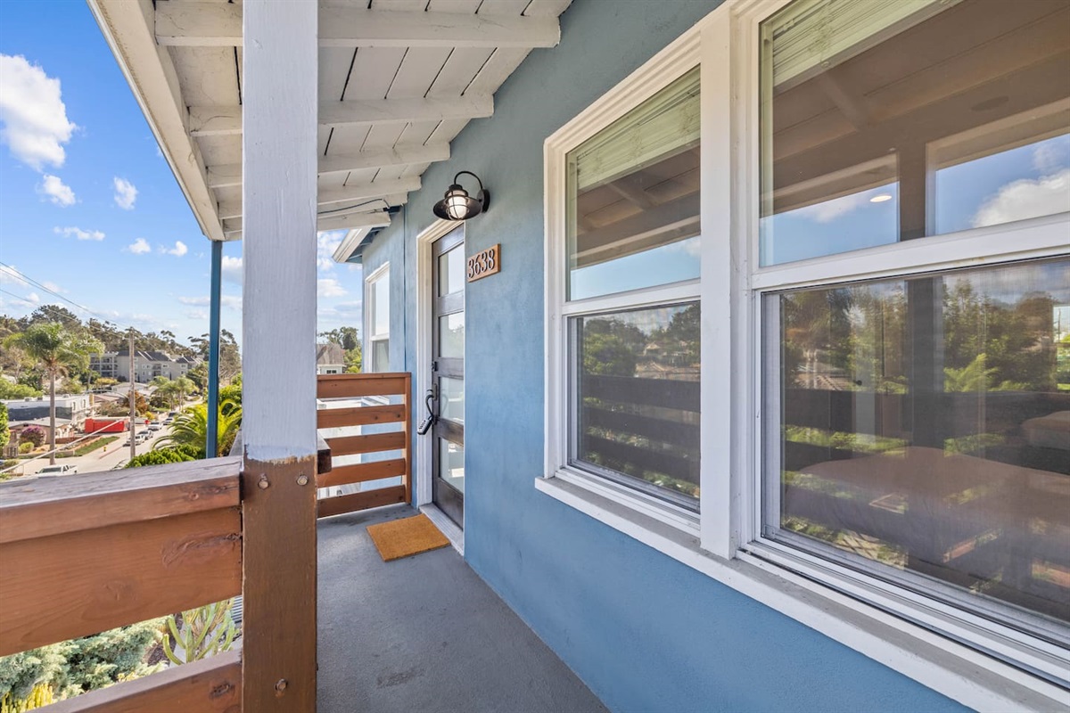 Head up to the second floor to reach your private unit, offering a welcoming retreat with easy access for a comfortable stay.
