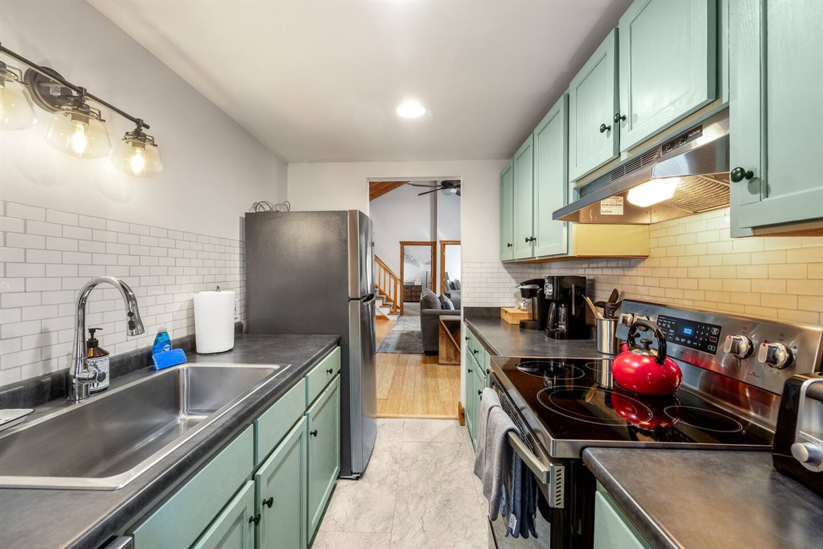 Sleek and modern kitchen