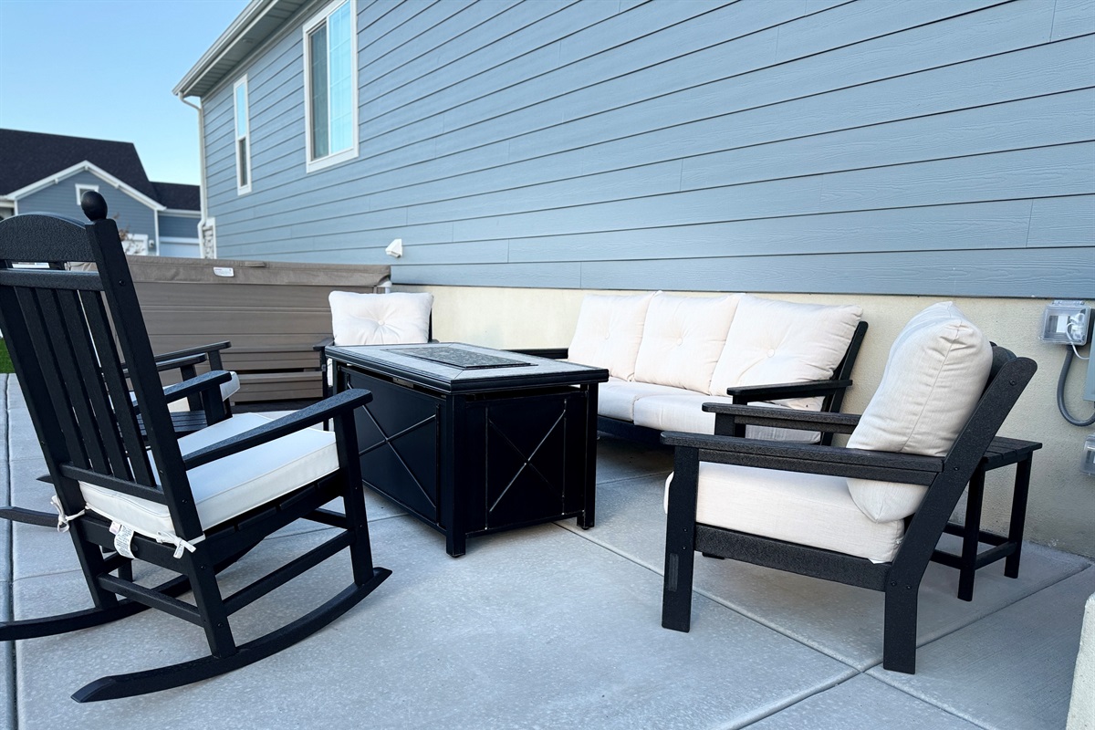 Patio Furniture with Fire Pit