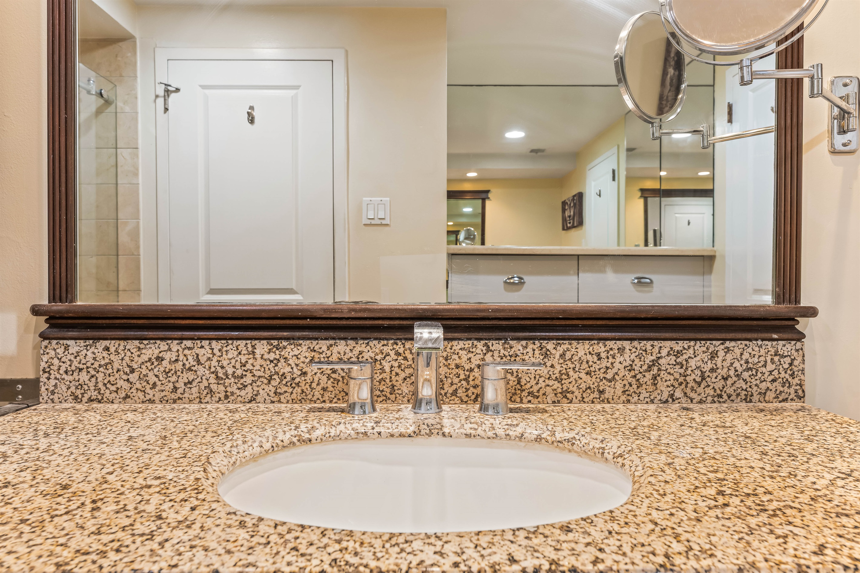 Comfortable and luxurious bathroom