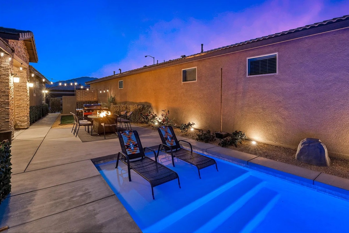 Stargazing from the loungers