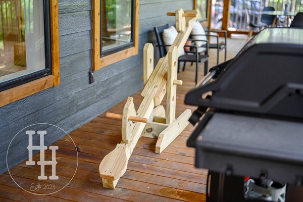 Custom seesaw for kids to enjoy!