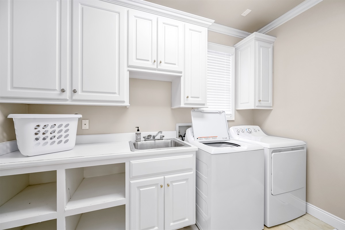 Large first floor laundry room