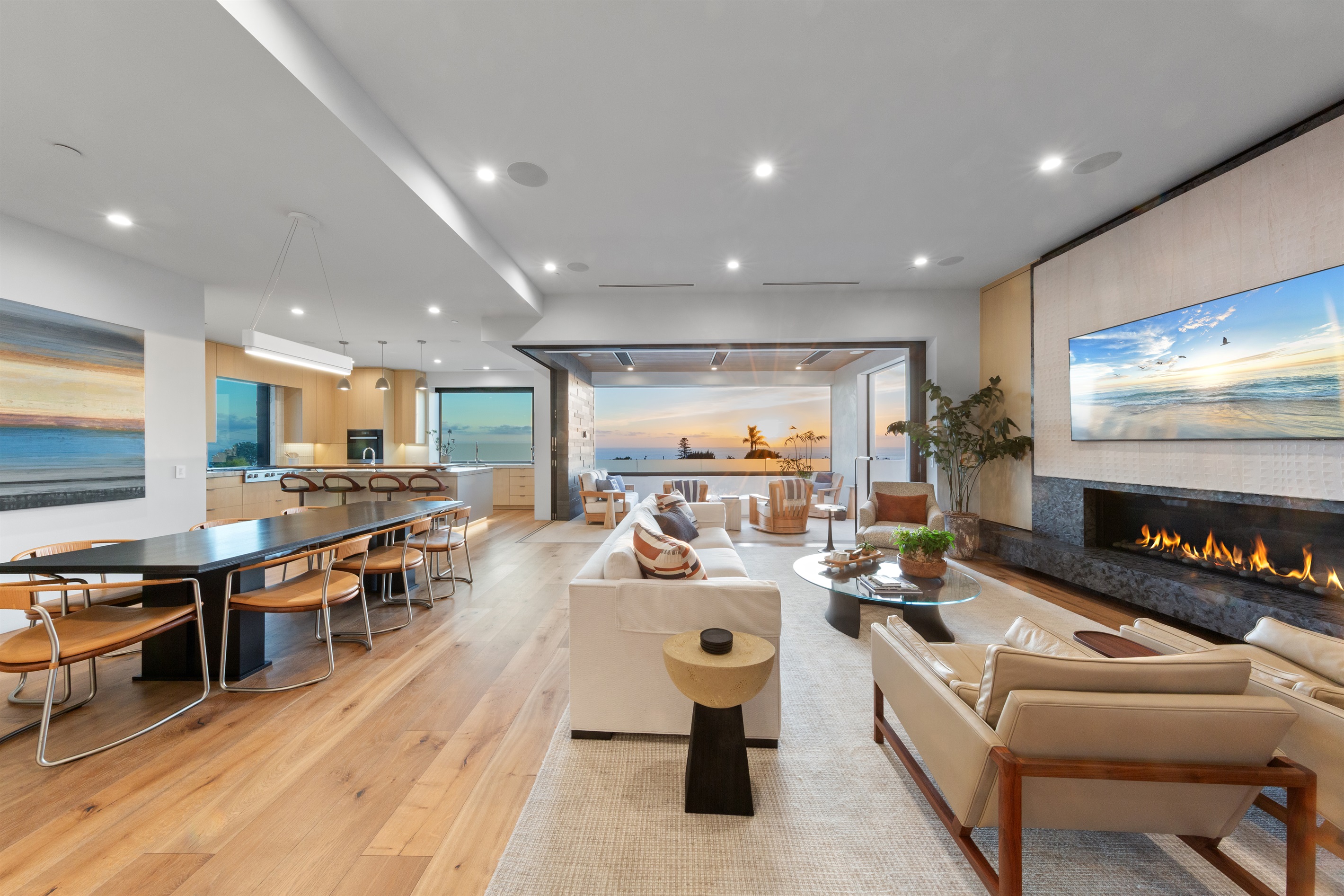 Open floor plan 