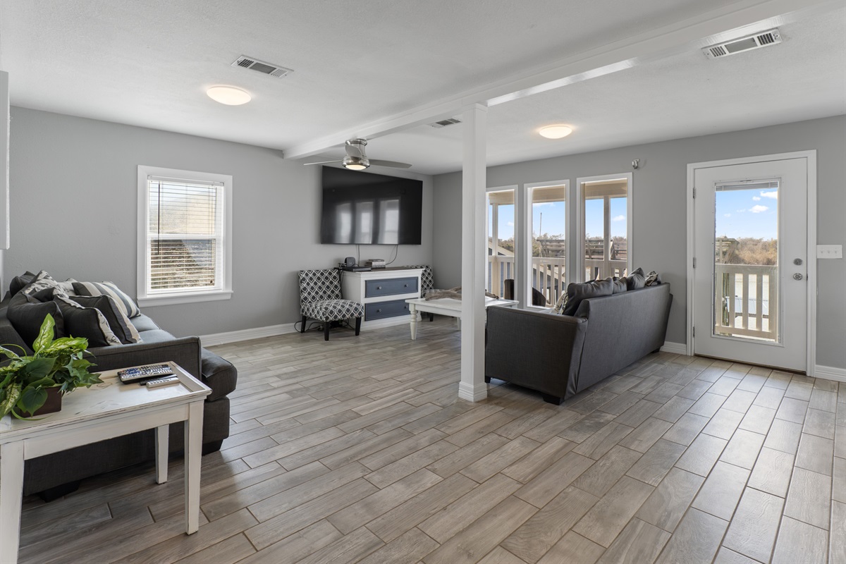 Main living area (upstairs)