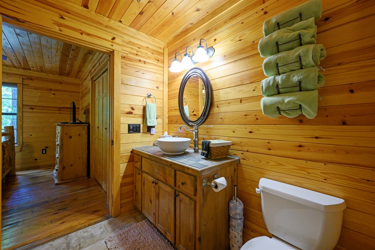 another view of the master bathroom