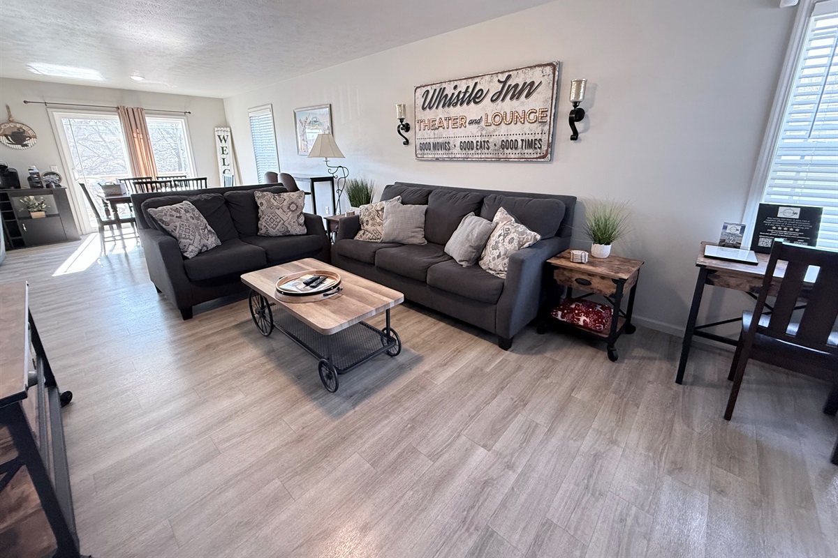 Enjoy family gatherings in the living room