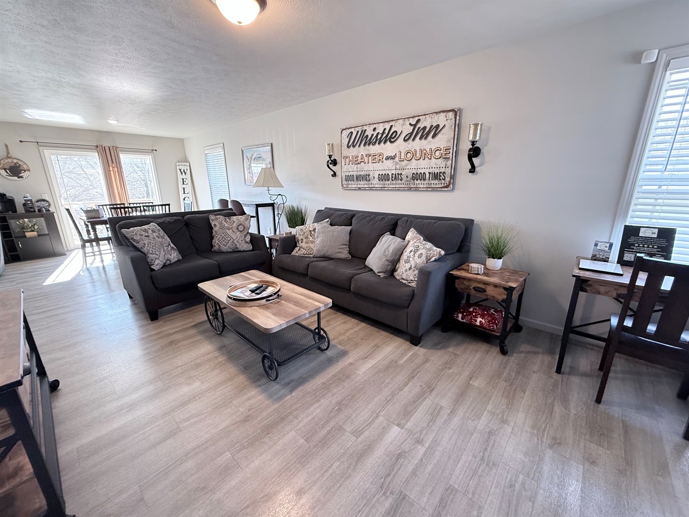 Enjoy family gatherings in the living room
