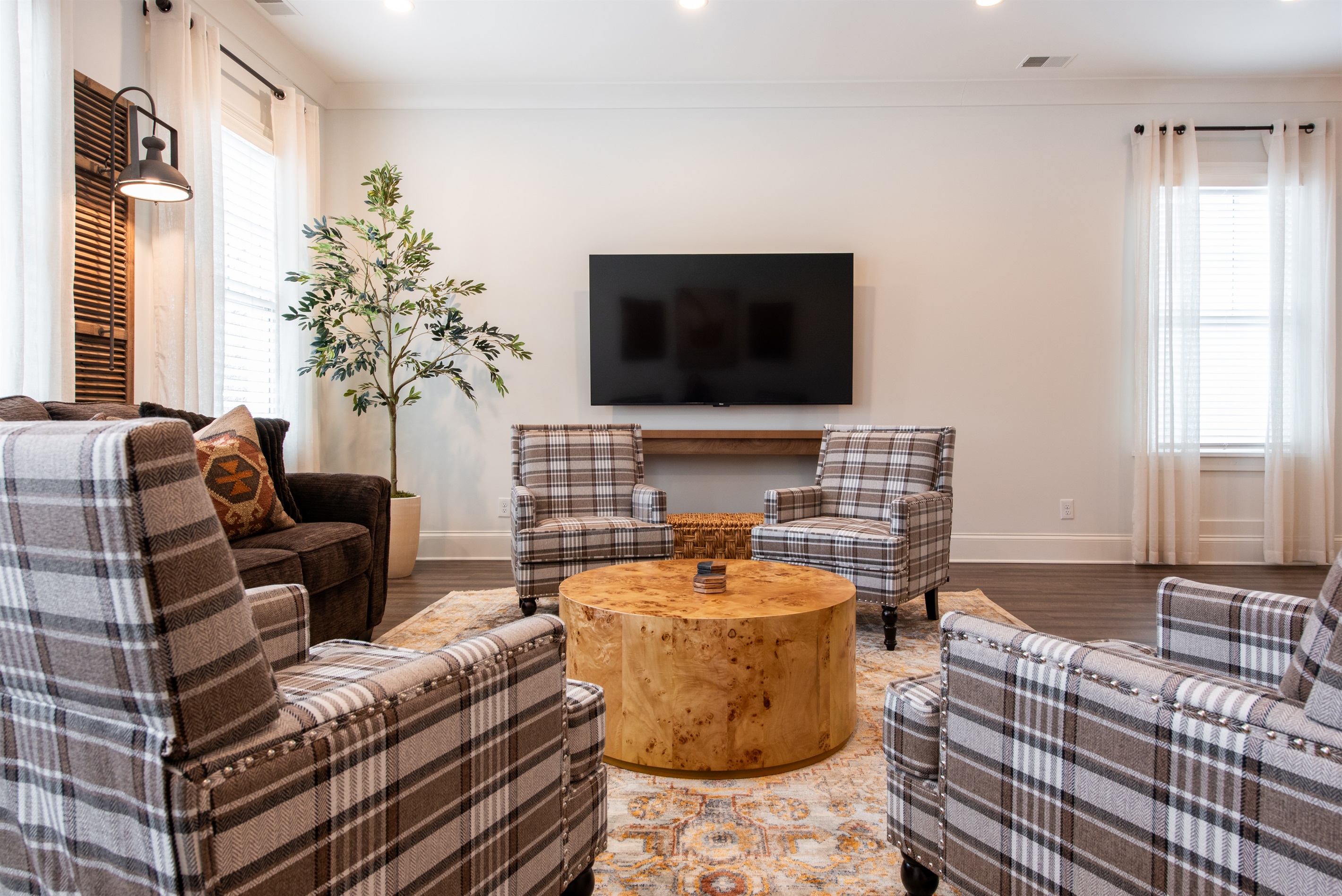 Comfy sofas, perfect for relaxing and unwinding after a busy day.
