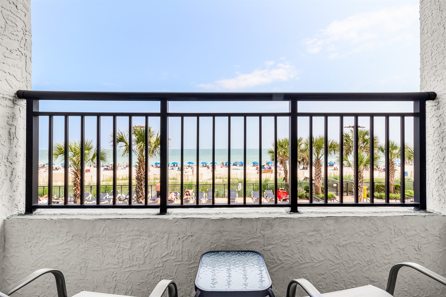 Unwind in comfort with cozy outdoor seating, carefully arranged to provide a comfortable haven where you can bask in the warmth of the sun or enjoy the cool evening breeze.