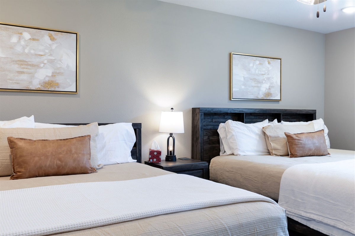 Lower level double king bedroom #3 w/ ensuite
